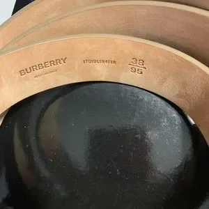 Burberry | Accessories | Burberry Envelope Tan Belt Nwt Size  display picture 1